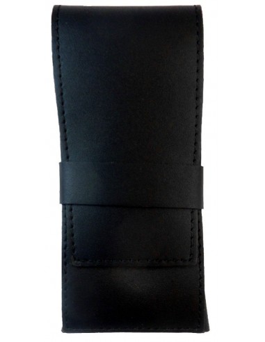 4 teiliges Männer Maniküre- und Bartpflege Etui aus echtem Leder, rostfrei - Tenartis Made in Italy