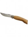 Coltello da tasca a serramanico bergamasco in ulivo