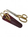 Gold Fabric Scissors with Scabbard Made in Italy | Tenartis Shop
