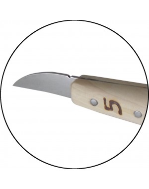 Cuchillo para Tallar Madera Hoja 5 - Codega Made in Italy