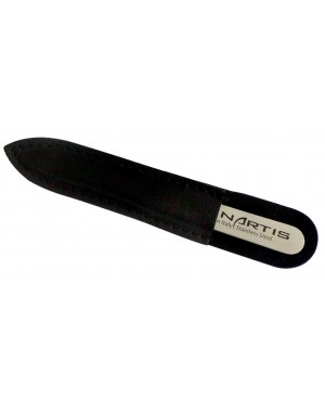 Pinzetta Professionale per Sopracciglia Retta Inox con Fodero in Pelle - Tenartis Made in Italy