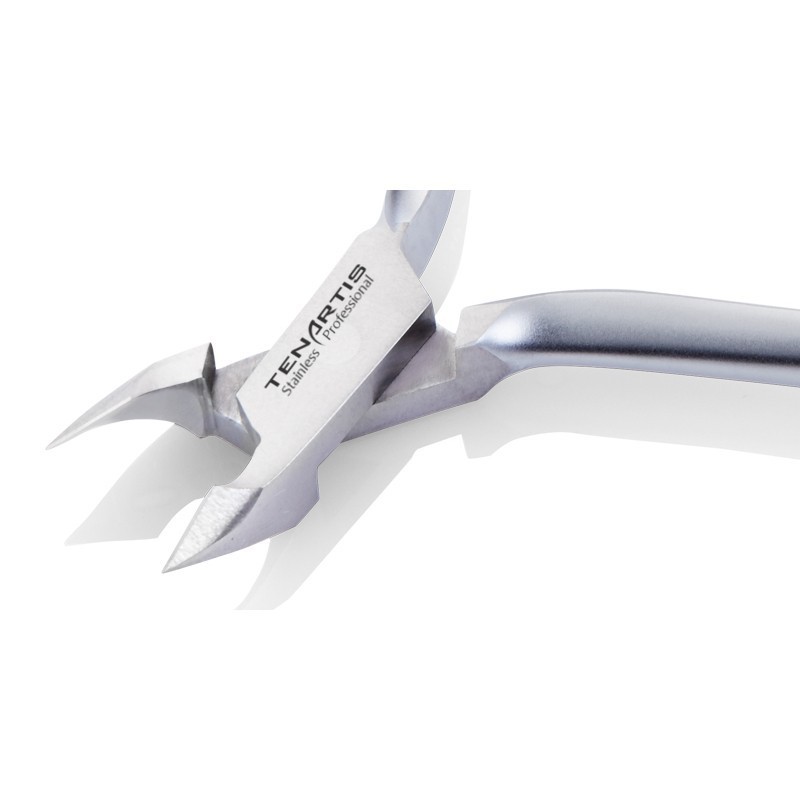 Professional Stainless Half Jaw Cuticle Nipper with Case Tenartis PRO