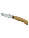 Coltello da Tasca a Serramanico Bergamasco 9 cm con Bloccalama Brevettato e Manico di Bosso - Codega Made in Italy