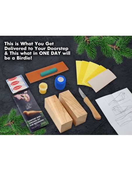 Kit Utensili per Intaglio "Comfort Bird" BeaverCraft | Tenartis Shop