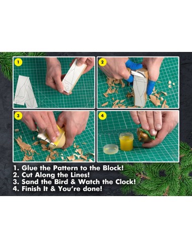 "Tröstender Vogel" Schnitzset BeaverCraft DIY01 | Tenartis Online Shop