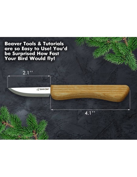 Kit Utensili per Intaglio "Comfort Bird" BeaverCraft | Tenartis Shop