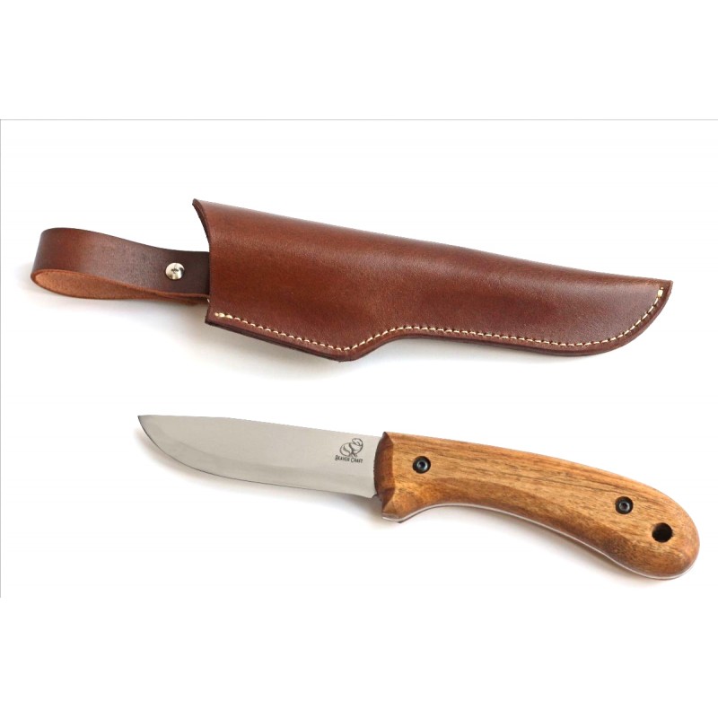 Bushcraft Knife Walnut Handle BeaverCraft Tenartis Online Store