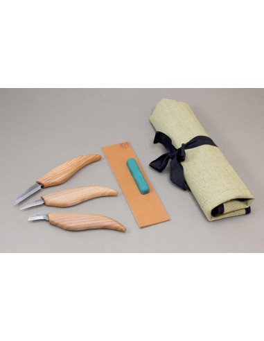 Holzschnitzwerkzeug-Set 3 Stk. BeaverCraft S15 | Tenartis Shop