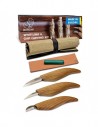 Set 3 Coltelli per Intagliare il Legno BeaverCraft S15 | Tenartis Shop
