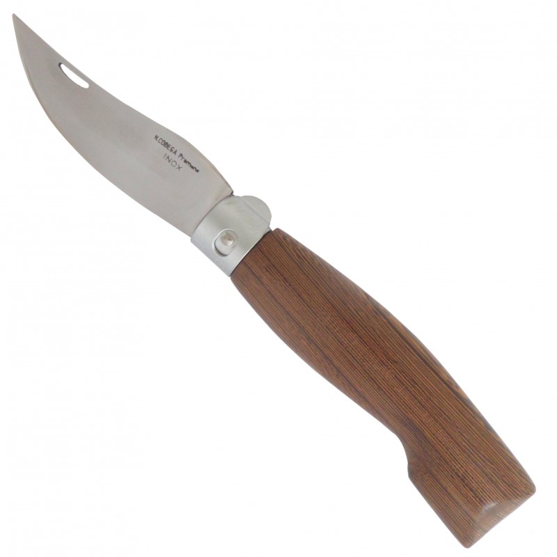 Precious Wood Pocket Knife with Stainless Steel Blade and Patented Security Locking - Codega Made in Italy