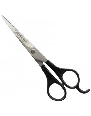 Stainless Steel Lightweight Hair Scissors with Finger Rest and PVC Case- Tenartis Made in Italy