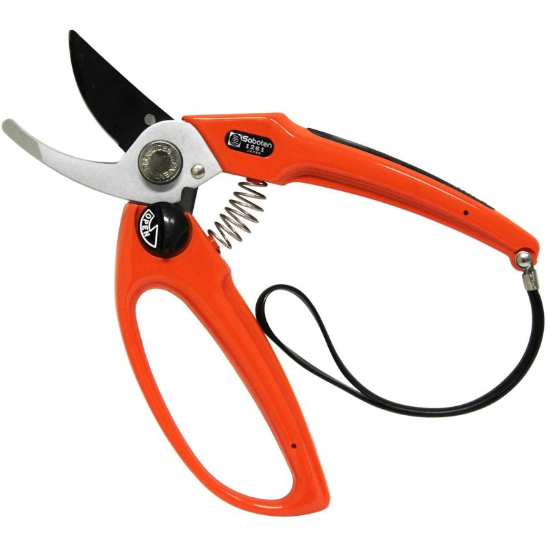 Bypass Professional Pruning Shear with Finger Protection 20,5 cm/8 inch - Saboten 1261 Made in Japan