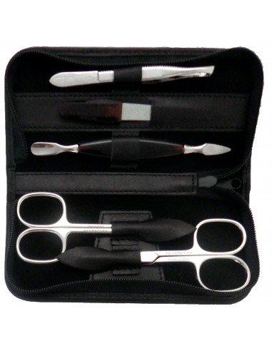 Set Manicura 5 Piezas en Piel con Cremallera - Tenartis Made in Italy