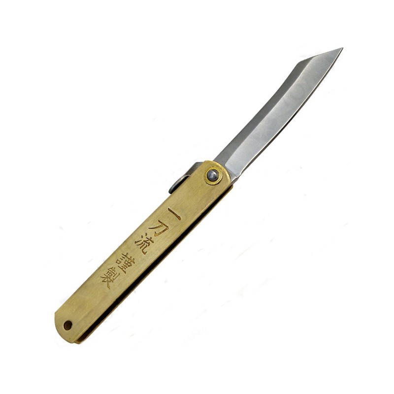 Higonokami Japanese Stainless Steel Pocket Knife - Itto-Ryu HK-34 Made in Japan (Second Choice)