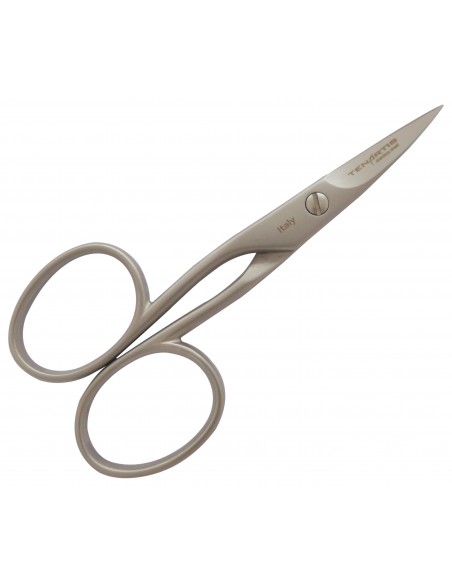 Ciseaux à Ongles pour Gaucher en Acier Inoxydable avec Etui en PVC - Tenartis Fabriqué en Italie