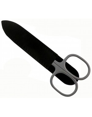 Stainless Steel Cuticle Scissors PlasticFree with Eco-Friendly Leather Case - Tenartis Made in Italy