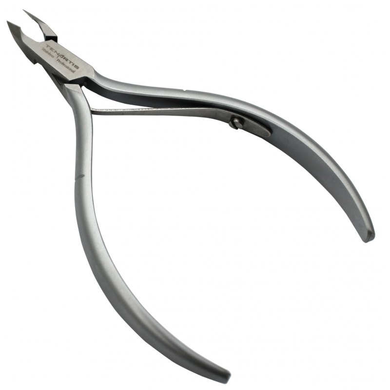 Professional Stainless Steel Cuticle Nipper with PVC Case - Tenartis