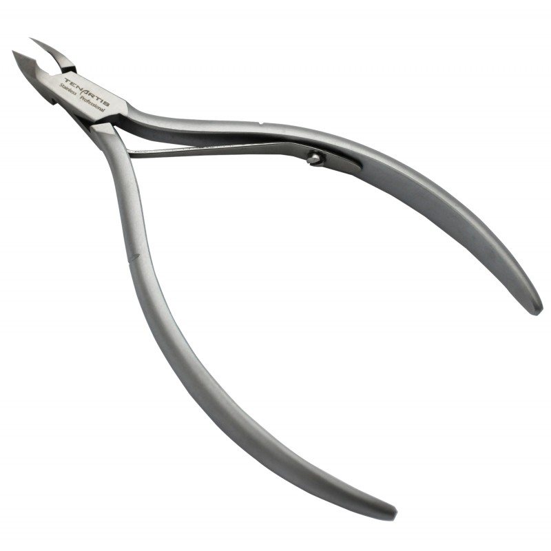 Professional Stainless Steel Cuticle Nipper Half Jaw with PVC Case - Tenartis PRO