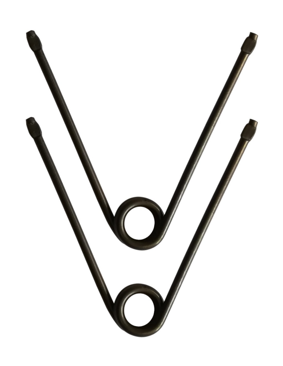 ECSiNG 10 x Molle per maniglia per porta fai da te Kit di riparazione Molla della maniglia della porta Accessori per maniglie interne per porte sinistra e destra, 36,5 x 27,5 mm