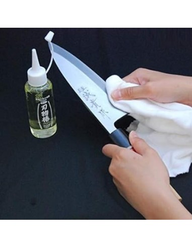 Japanisches Kamelienöl zur Pflege von Messern, Scheren und anderen Schneideartikeln - Kurobara Made in Japan