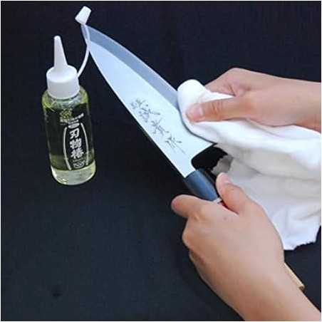 Japanese Camellia Oil for Maintenance of Knives, Scissors and Other Cutting Tools - Kurobara Made in Japan