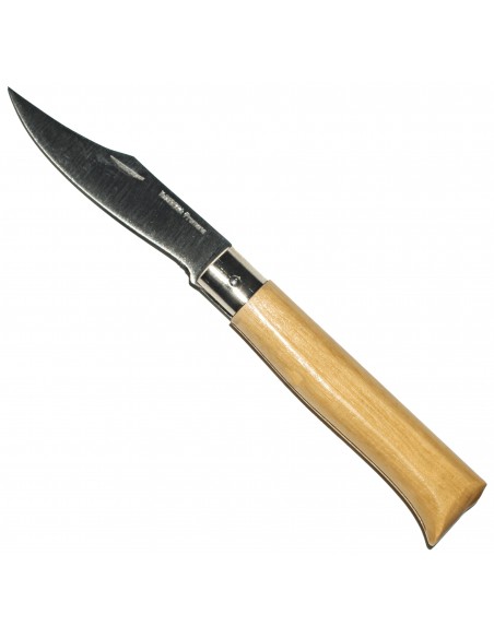 Traditionelle Italienische Klappmesser 6 cm Kohlenstoffstahl Klinge und Holz Griffe - Codega Made in Italy