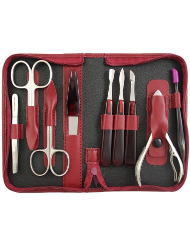 9-Piece Manicure & Pedicure Set with Zipper Made in Italy | Tenartis