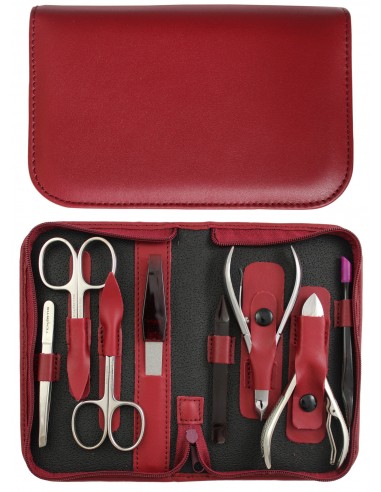 Set Manicura y Pedicura Profesional Negro con Cremallera | Tenartis