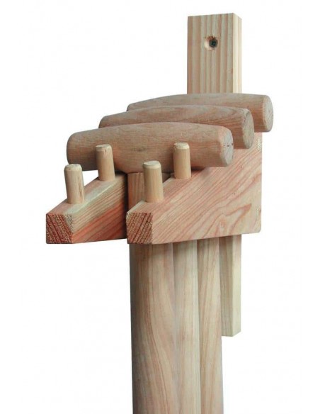 Support pour Outils de Jardin Bêches et Pelles à Manche en T - Sneeboer Made in Holland
