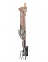 Garden Tool Storage for T-Handle Spades & Shovels - Sneeboer Made in Holland