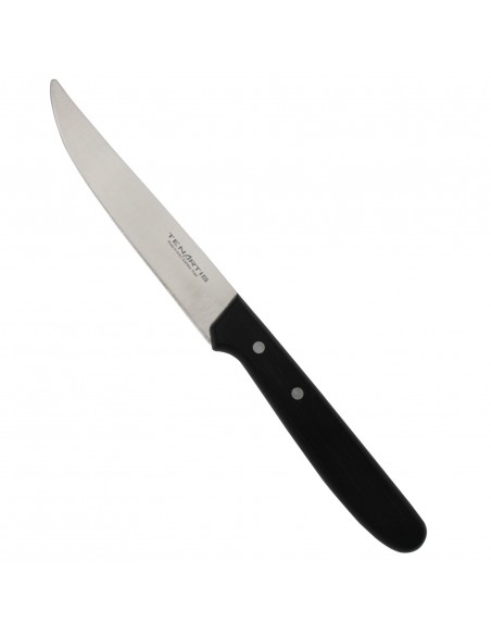 6 Stück Steakmesser Glattschliff 11,5 cm mit umweltfreundlich PlasticFree Verpackung - Tenartis Made in Italy