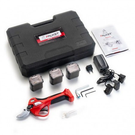 Professional Cordless Pruning Shear with Bypass Curved Blades - Falket 3040T E-Power