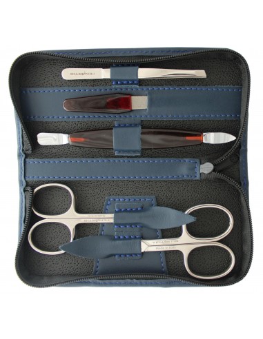 Set Manicura 5 Piezas en Piel con Cremallera - Tenartis Made in Italy