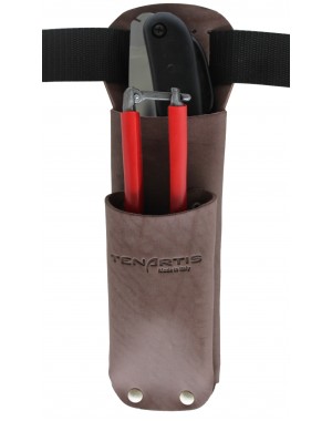 Leather Sheath for Secateurs and Pruning Saw with Belt - Tenartis Made in Italy (Second Choice)