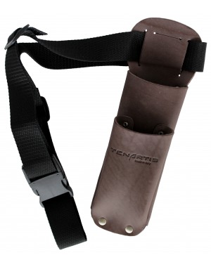 Leather Sheath for Secateurs and Pruning Saw with Belt - Tenartis Made in Italy