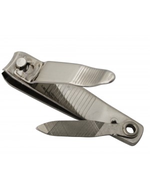 Nail Clipper with File and PVC Case - Tenartis Made in Italy
