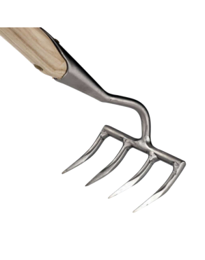 Gartenharke mit 4 Zinken - Sneeboer Made in Holland