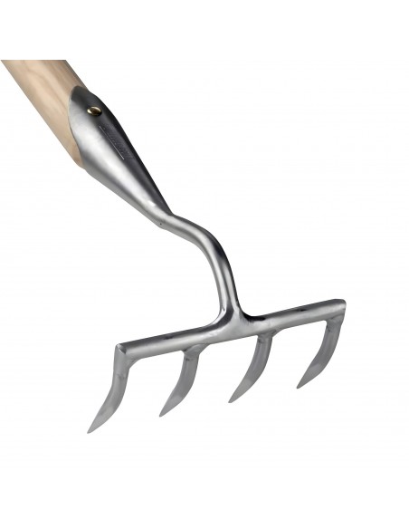 Gartenharke mit 4 Zinken - Sneeboer Made in Holland