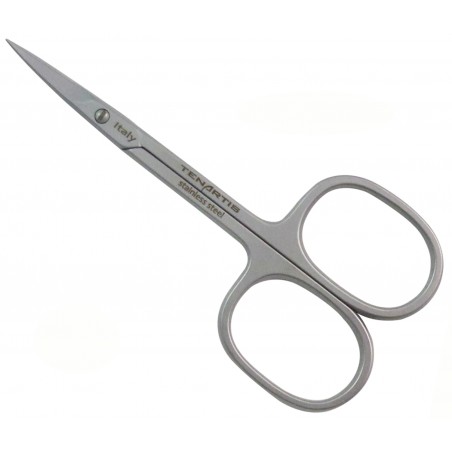 Ciseaux à Envies et Cuticules en Acier Inox avec Etui en PVC - Tenartis Fabriqué en Italie