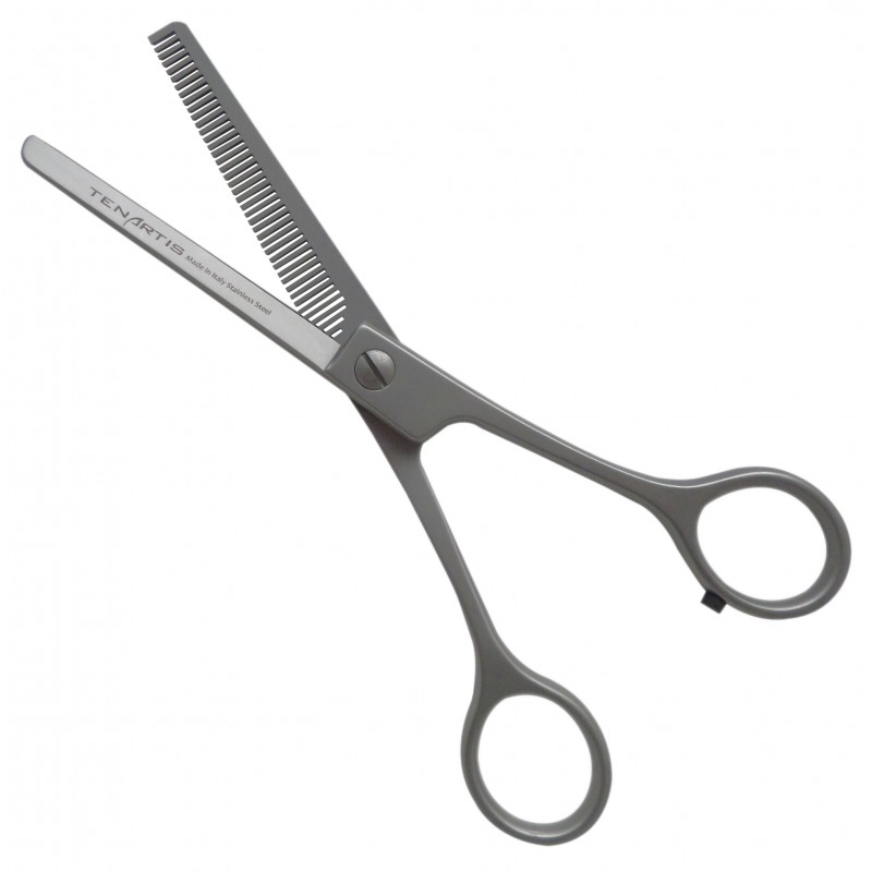Ciseaux à Effiler 16 cm en Acier Inox avec Etui en PVC - Tenartis Fabriqué en Italie (Deuxième choix)