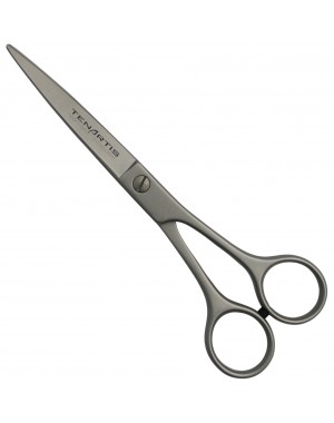 Forbici Parrucchiere Professionali 15 cm in Acciaio Inox con Custodia in PVC - Tenartis Made in Italy