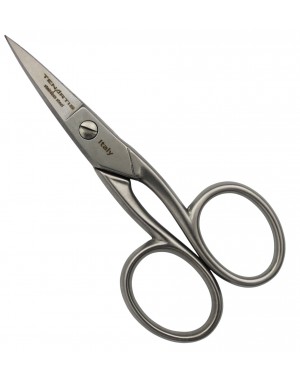 Forbici in Acciaio Inox Curve per Unghie 9 cm con Custodia in PVC - Tenartis Made in Italy