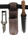 Set di Attrezzi da Giardinaggio Vintage con Coltello da Scavo Hori-Hori e Forbici da Giardino - Tenartis