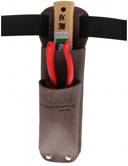 Juego de Herramientas de Jardinería Deluxe con Cuchillo para Desherbar Japonés Hori-Hori y Tijeras de Podar - Tenartis
