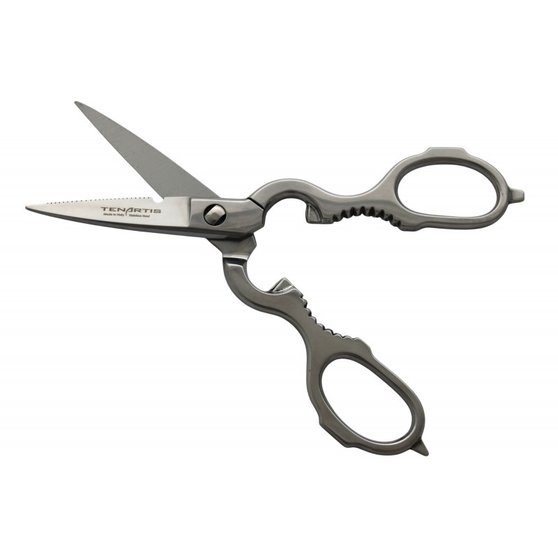 Forbici da Cucina Professionali in Acciaio Inox Smontabili 20 cm con Custodia in PVC - Tenartis Made in Italy