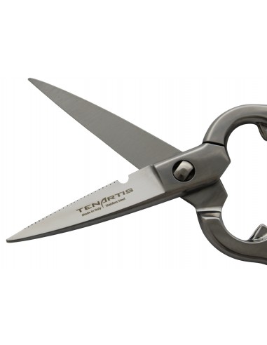 Stainless Steel Come Apart Kitchen Scissors 8" with PVC Case - Tenartis Made in Italy
