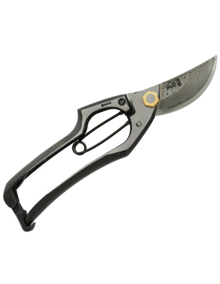 Professionelle 200 mm Gartenschere aus Aogami Damaststahl - Tobisho PS-046 Made in Japan