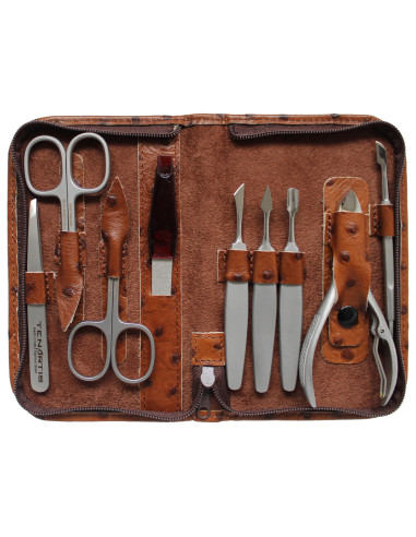 9-Piece Stainless Professional Manicure and Pedicure Set | Tenartis