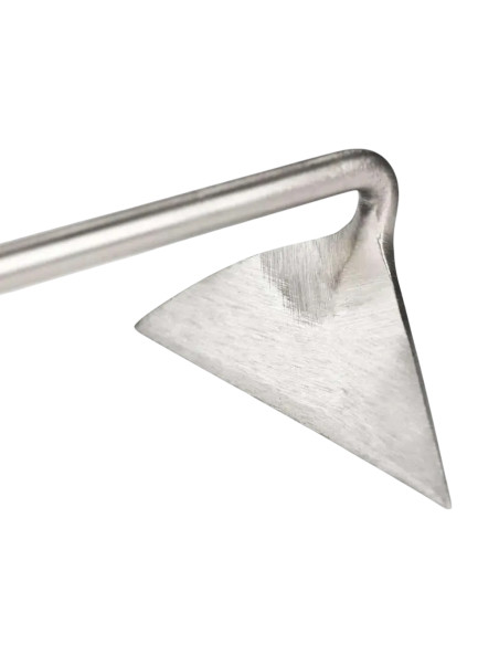 Jäthacke "Schrepel“ 10 cm aus Edelstahl (Rechtshänder) - Sneeboer Made in Holland