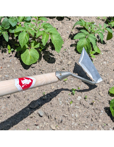 Zappa da Giardino a Spinta "Jardin" 14,5 cm in Acciaio Inox Forgiato a Mano - Sneeboer Made in Holland